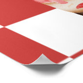 Retro Stijl Cafe Zakelijk Voedsel Menu Poster (Hoek)