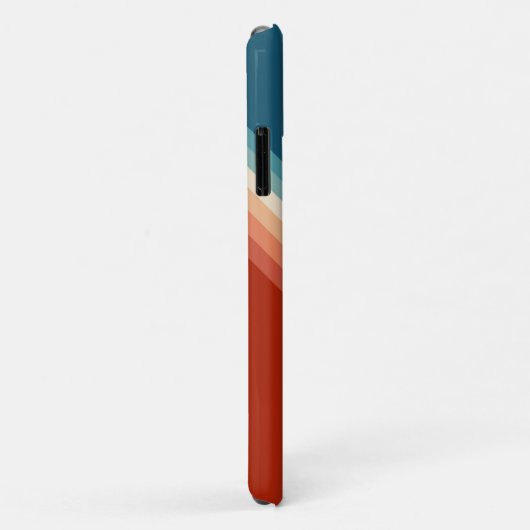 Retro stijl chevron patroon Case-Mate iPhone case (Achterkant/rechts)