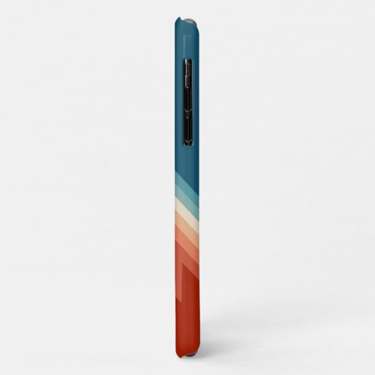 Retro stijl chevron patroon Case-Mate iPhone case (Achterkant/links)