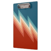 Retro stijl chevron patroon klembord (Links)