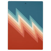 Retro stijl chevron patroon klembord (Achterkant)