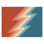 Retro stijl chevron patroon tafelkleed (Voorkant (Horizontaal))