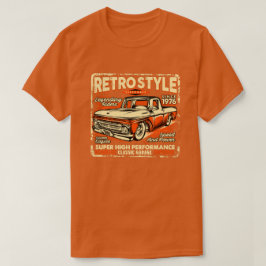 Retro stijl Classic pick-up truck T-shirt