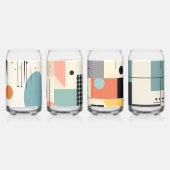 retro stijl cola blikglazen duurzame set blikvorm glas (Rechts)