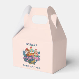 Retro stijl Cupcakes Sweet Dessert Birthday Bash Bedankdoosjes