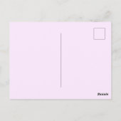 Retro stijl "Denken aan jou" Briefkaart (Achterkant)