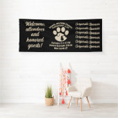 Retro-stijl dierengoed fondsenwerving spandoek (Insitu)