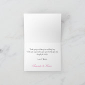 Retro Stijl Diner Trouw Koppel Bedankt (Binnen)