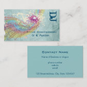 Retro stijl DJ en muzikant Visitekaartje (Voorkant / Achterkant)