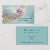 Retro stijl DJ en muzikant Visitekaartje (Voorkant / Achterkant)