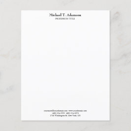 Retro Stijl Elegant Duidelijk Eenvoudig Wit