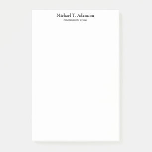 Retro Stijl Elegant Duidelijk Eenvoudig Wit Post-it® Notes