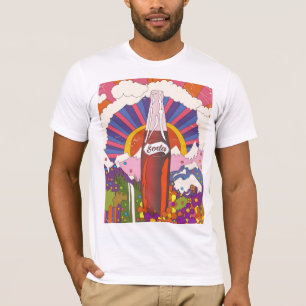 Retro-stijl frisdrankreclameposter t-shirt