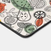 Retro stijl fruitpatroon bureaumat (Hoek)