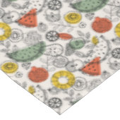 Retro stijl fruitpatroon tafelkleed (Gekanteld)