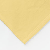 Retro stijl geel en oranje zonnestralen ontwerp fleece deken (Hoek)