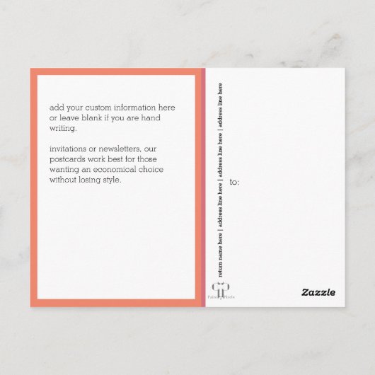 Retro stijl | Geloof boven angst Briefkaart (Achterkant)