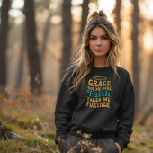 Retro stijl Grace en Faith ontwerp Tri-Blend Shirt