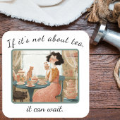 Retro stijl harde plastic onderzetter