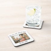 Retro stijl hardplastic onderzetter (Rechterzijde)