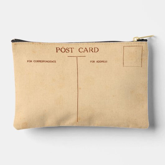 Retro stijl hond reizen toilettas etui (Achterkant)