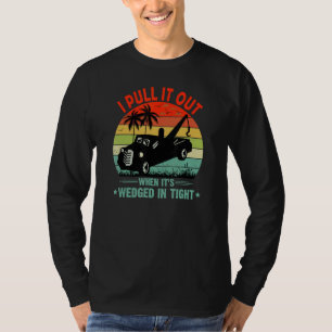 Retro Stijl Kameel Slepende Volwassenen Humor voor T-shirt
