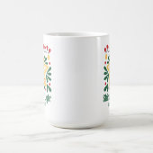  retro stijl kerst koffiemok (Center)