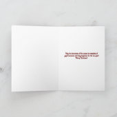  Retro Stijl Kerst Ornament Kaart (Binnen)