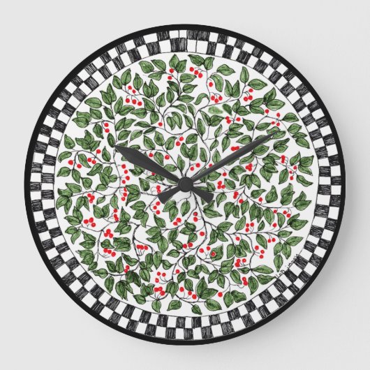 Retro stijl keuken klok (Voorkant)