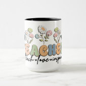 Retro Stijl Leraar Mok (Midden)