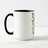 Retro Stijl Leraar Mok (Links)