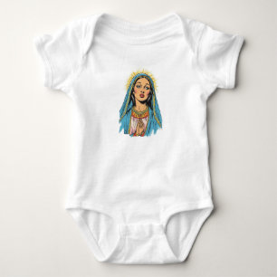 Retro stijl Maria baby bodysuit