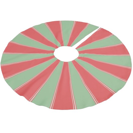 Retro stijl mid-eeuw moderne zonnestraalpatroon kerstboom rok (Gekanteld)