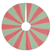 Retro stijl mid-eeuw moderne zonnestraalpatroon kerstboom rok (Voorkant)