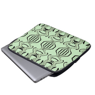 Retro stijl motivatie typografie citaat laptop sleeve