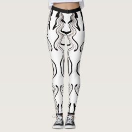 Retro stijl motivatie typografie citaat leggings