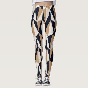 Retro stijl: Naadloos  patroon Leggings