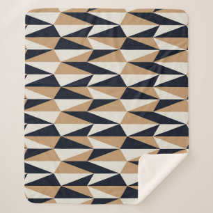 Retro stijl: Naadloos patroon Sherpa Deken
