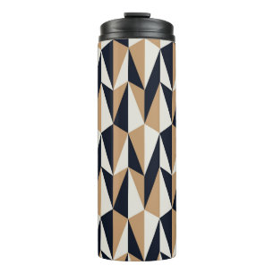 Retro stijl: Naadloos patroon Thermosbeker