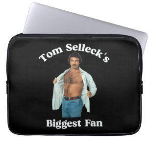 Retro-stijl ontwerp voor grootste fan van Tom Sell Laptop Sleeve