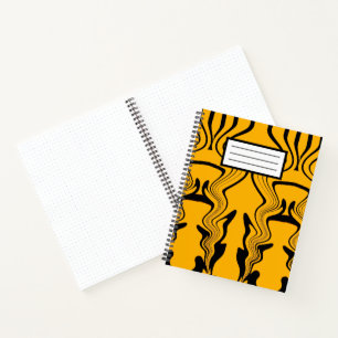 Retro Stijl Oude Motivatie Typografie Citaat Notitieboek