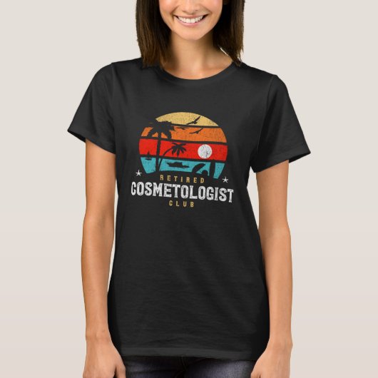 Retro stijl pensioen Gag Idee Gepensioneerde Cosme T-shirt (Voorkant)