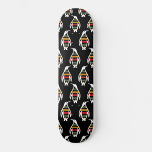 Retro Stijl Pinguïn Vintage Kleuren Dierenliefhebb Persoonlijk Skateboard