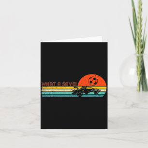 Retro Stijl Raket Rc Voetbal Auto Liga Grappig Spe Kaart