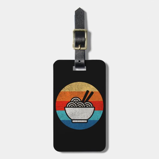 Retro stijl ramen bagagelabel (Voorkant verticaal)