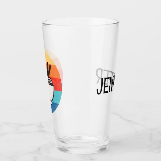 Retro stijl ramen glas (Links)