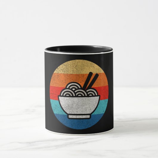 Retro stijl ramen mok (Midden)