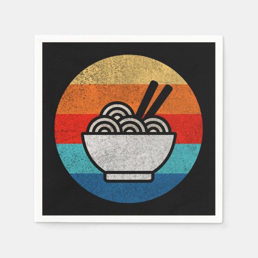 Retro stijl ramen servet (Voorkant)