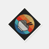 Retro stijl ramen servet (Hoek)