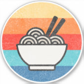 Retro stijl ramen sticker (Voorkant)